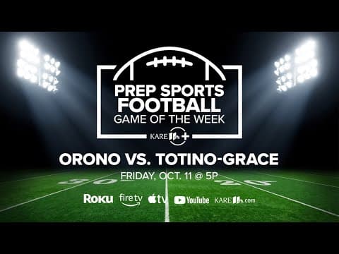 WATCH: Prep Football Game of the Week: Orono vs. Totino-Grace