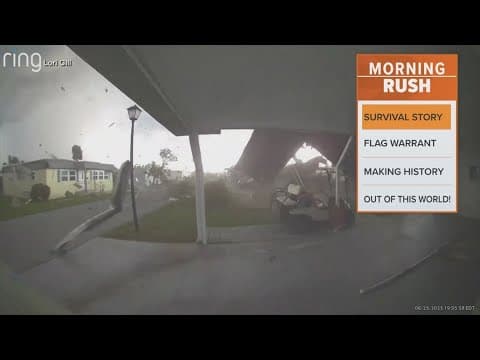 Woman shares tornado survival story