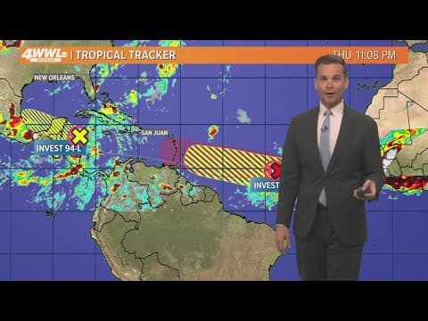 Tropical Update: Three areas being monitored in the tropics