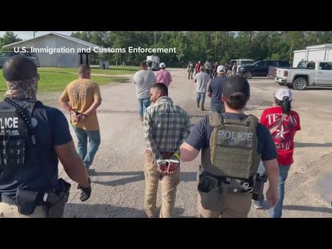 ICE arrests 84 people at Louisiana racetrack