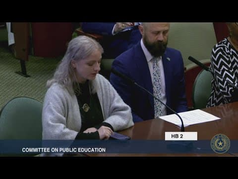 House Education Committee hears from teachers, faculty about need for more money in Texas schools