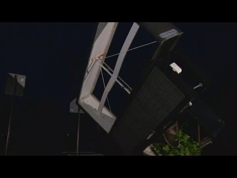 Storms cause damage in Gordon, Texas west of Fort Worth