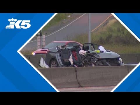 WSP arrests driver on suspicion of DUI after wrong-way crash on I-5 in Tacoma