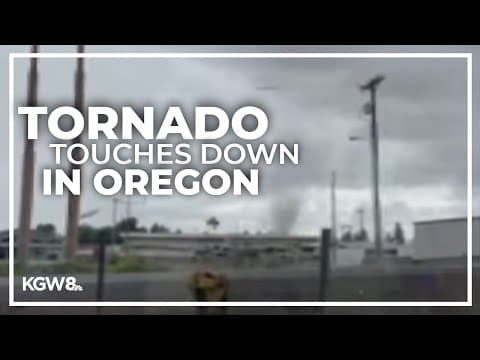 Tornado and waterspout spotted across Pacific Northwest Sunday