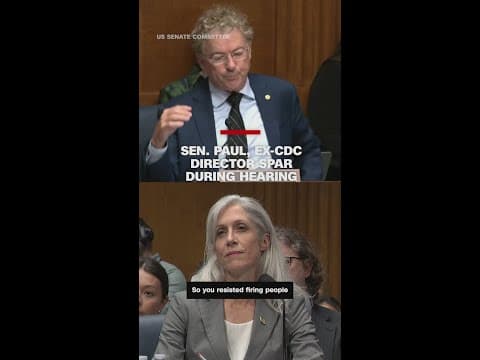 Sen. Rand Paul, former director Dr. Susan Monarez debate CDC's vaccine recommendations