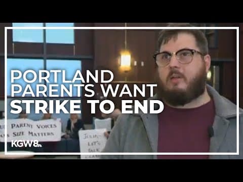Portland teachers strike: Parents push for a deal to end strike