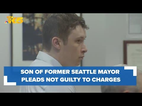 Son of former Seattle mayor appears in court for child pornography charges