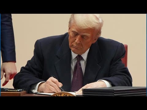 LIVE: President Trump signs executive orders