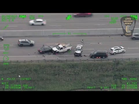 4 suspects taken into custody after police pursuit led to six-vehicle crash in Montgomery County