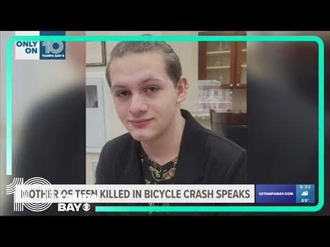 Mother of teen killed in Tarpon Springs bike crash speaks