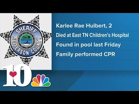Jefferson County toddler found in pool passes away