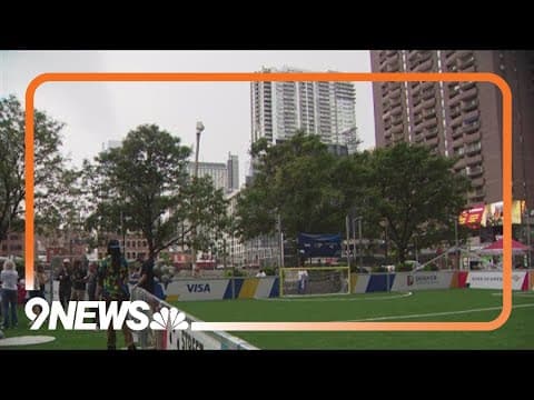 Denver opens new soccer fields to boost downtown activities for kids