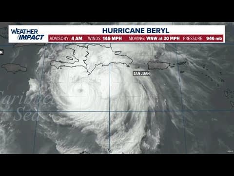 Tracking Hurricane Beryl: Jamaica braces for storm's impact