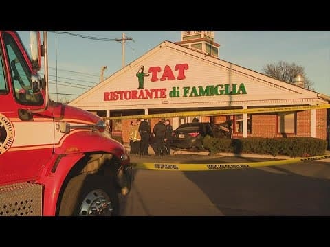 Officials: Car hits 2 people and front of east Columbus restaurant