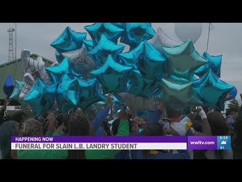 Family celebrates life of slain L.B. Landry student at funeral
