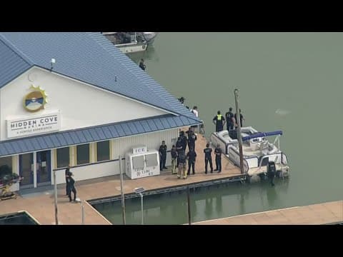 Divers searching for someone in Lake Lewisville in North Texas, officials say