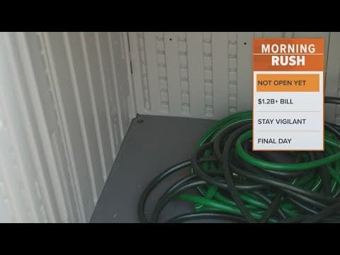 Surveillance video shows a break-in that delayed coffee trailer grand opening