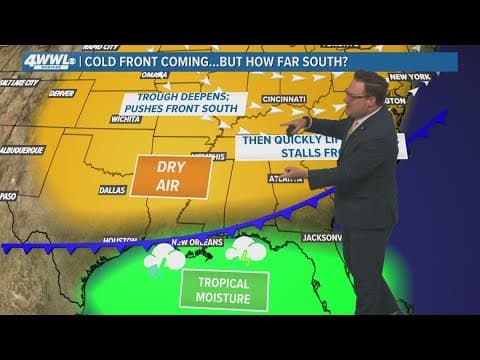 New Orleans Weather: Drying out midday Saturday, rain returns Monday