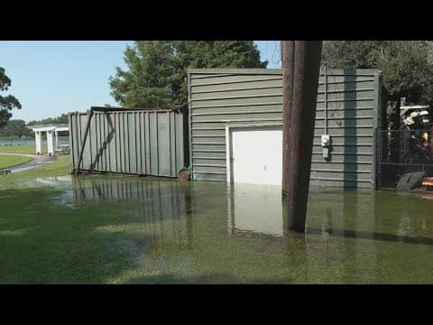 Bayou St. John tops its banks after too much water let in from lake