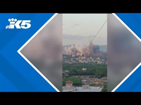 Israel strikes 300 targets in Lebanon