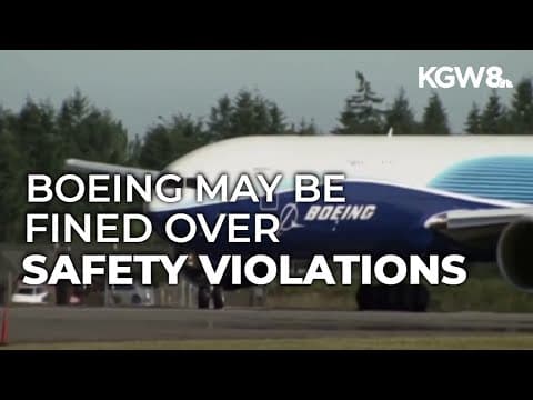 FAA proposes fining Boeing more than $3.1 million