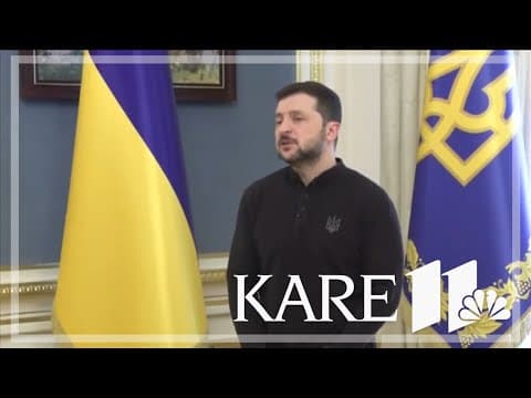 Zelensky says Trump is in disinformation bubble on Ukraine