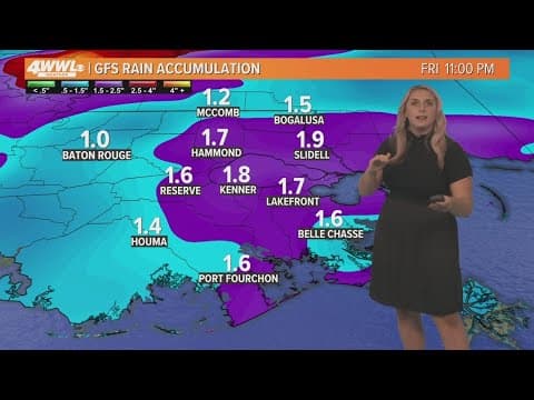 New Orleans Weather: Scattered storms Sunday, drier and hotter on Labor Day