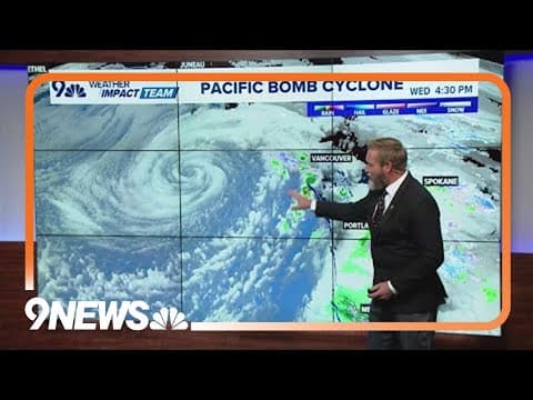 Pacific bomb cyclone will miss Colorado