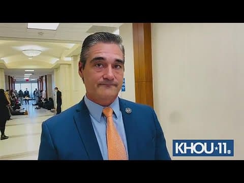 Harris County District Attorney candidate Sean Teare is speaking