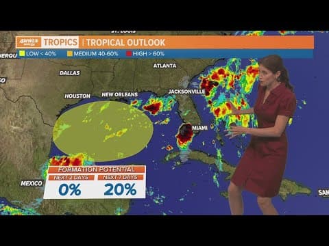 Noon tropical update: Tropical wave could just bring rain to the area