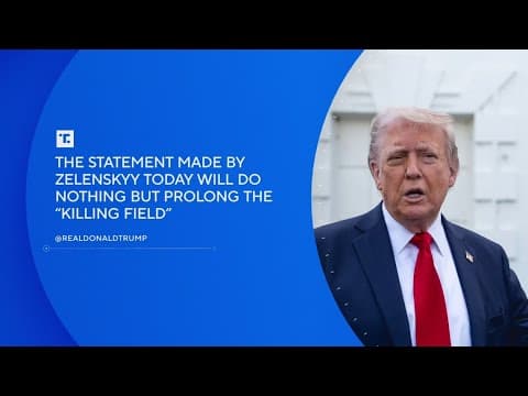 President Trump talks Ukraine and tariffs