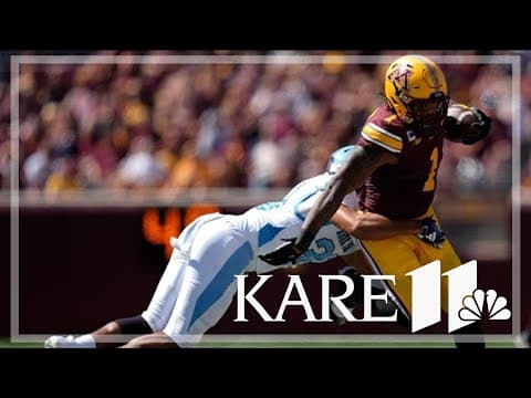 Brosmer shines as Gophers dominate Rhode Island 48-0