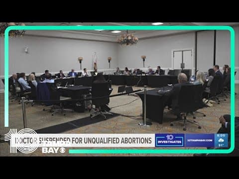 Tarpon Springs doctor suspended for performing abortion procedures without training, state says