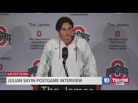 Julian Sayin postgame interview | Ohio State vs. Grambling State
