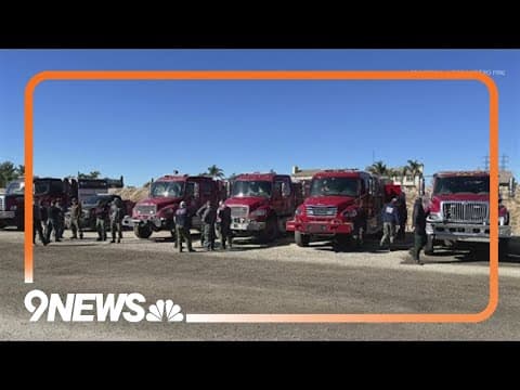 Colorado first responders starting to arriving in California to help battle wildfires