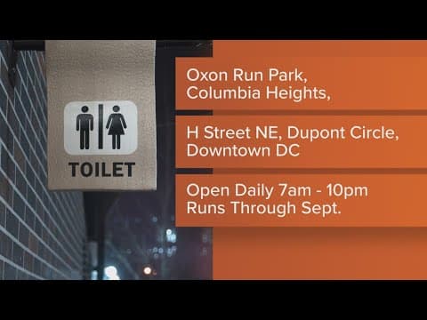 Pilot program brings mobile public restrooms to DC