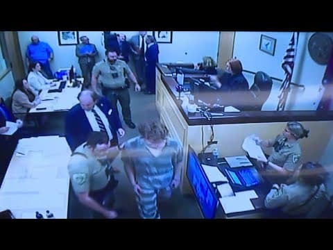 Teacher on trial in Arkansas for allegedly stabbing, killing couple in front of daughters