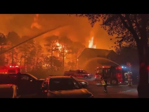 Thousands of acres burned already in wildfires across Carolinas