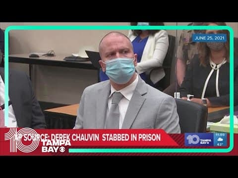 Ex-officer Derek Chauvin, convicted in George Floyd's killing, stabbed in prison, AP source says