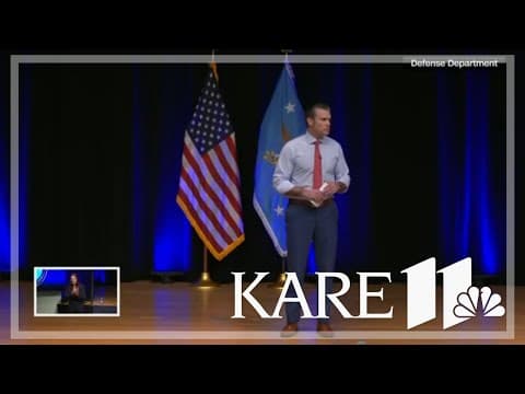 Defense Secretary Pete Hegseth holds first town hall
