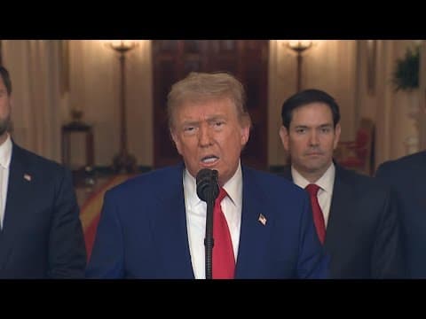 FULL SPEECH: Trump announces strikes on 3 Iranian nuclear facilities