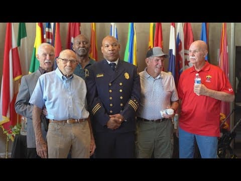 Fort Worth firefighters celebrate the kid who walked into their station decades ago