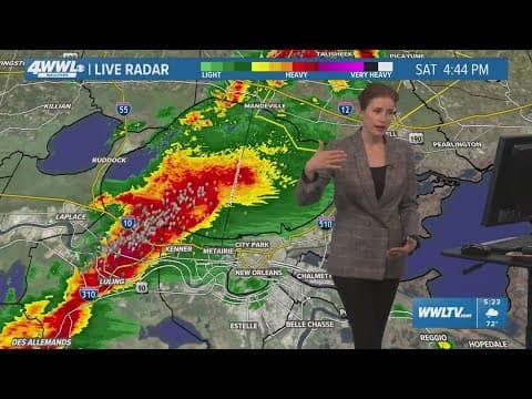 Severe Weather Update 5pm across Southeast Louisiana
