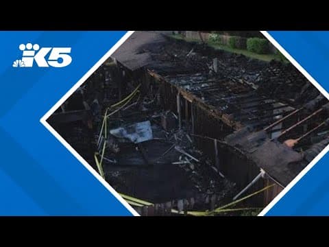 1 injured in Puyallup apartment fire, 11 displaced