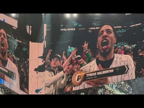 Local Indianapolis celebrities in attendance for WWE Royal Rumble