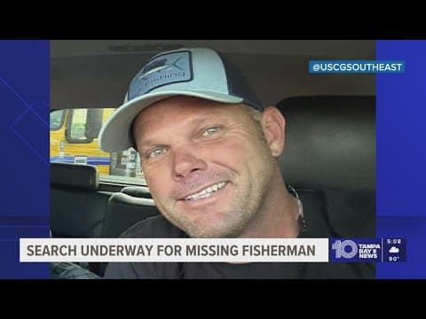 Coast Guard crews looking for missing fisherman off Anclote