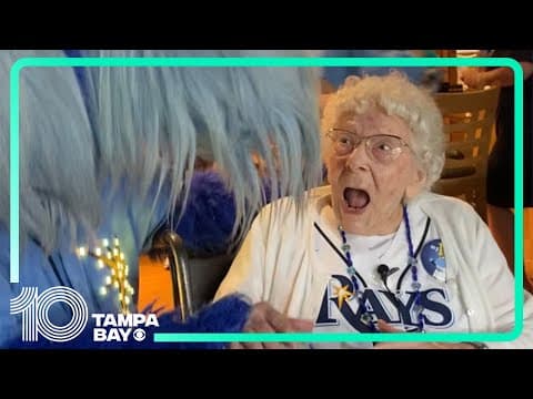 106-year-old Rays superfan gets experience of a lifetime at Tropicana Field