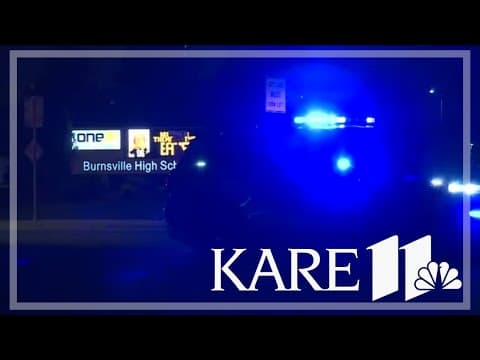 Large police presence at Burnsville High School