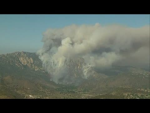 Brush fire in Lakeside in East San Diego County burns 312 acres (5 p.m. update)