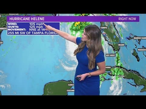 Hurricane Helene: Latest forecast and timeline for landfall